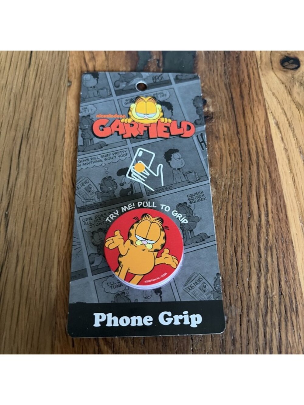 Nickelodeon￼“ Garfield “ Phone grip/stand. NEW Cartoons Throw Back 80s🔥 IDK Cat